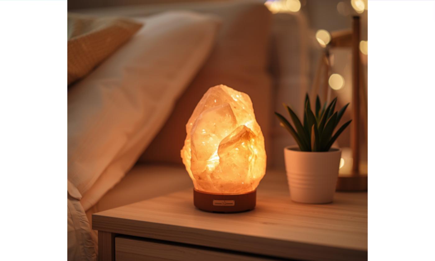 Lampe de Sel de l'Himalaya — Purification & Ambiance Chaleureuse