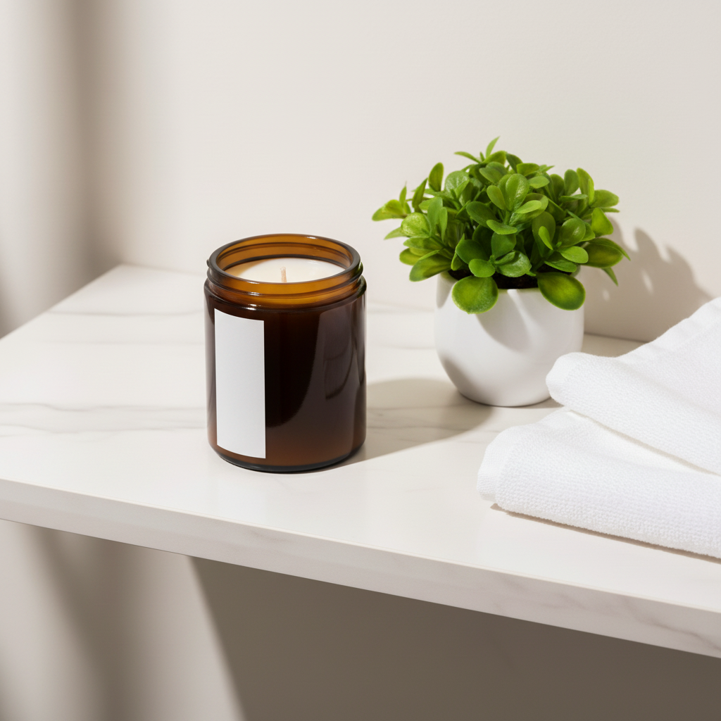 Bougie salle de bain FLORA