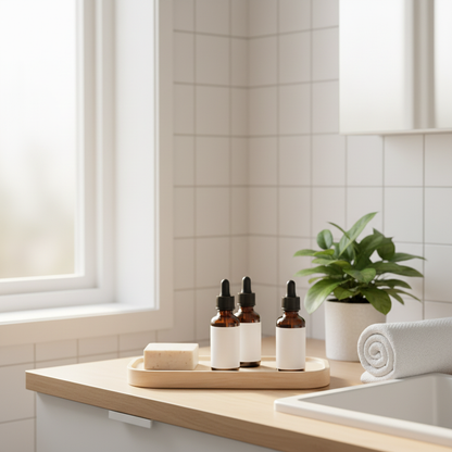Huiles essentielles salle de bain FLORA
