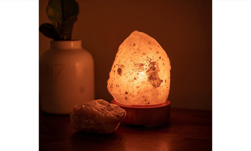 Lampe de Sel de l'Himalaya — Purification & Ambiance Chaleureuse