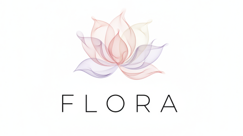 Logo Flora - Fleur en vapeur