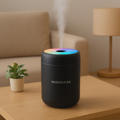 Diffuseur Veilleuse 3-en-1 — Humidificateur · Arômes · Lumière LED